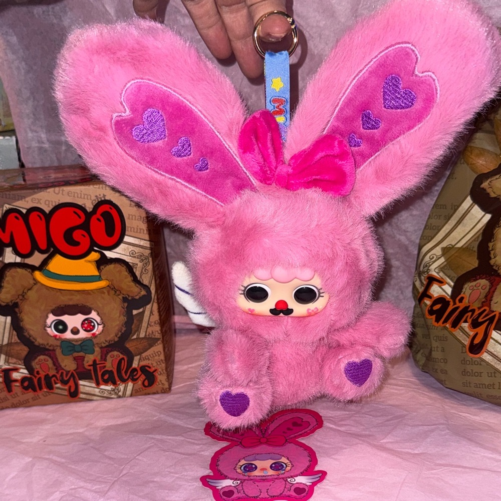 Migo Fairy Tale Plush Pendant SECRET! Paula Is A Rabbit - Picture 5 of 13